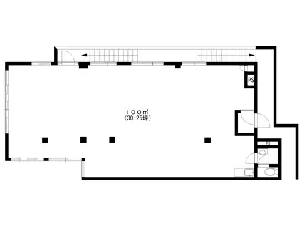 サンヒルズ金子(ワンルーム/2階)の間取り写真