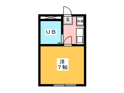 ヤヨイビル(1K/4階)の間取り写真