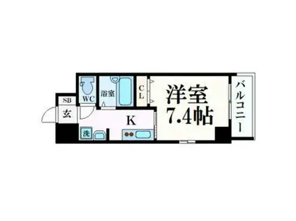 GP栄本町通(1K/12階)の間取り写真
