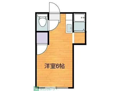日興フラワーヒル(ワンルーム/2階)の間取り写真