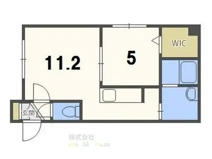 グランメール 本郷通7B(1LDK/4階)の間取り写真