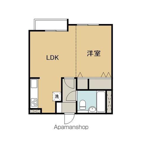 コートM(1LDK/3階)の間取り写真