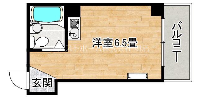 リバーヒル堺(ワンルーム/5階)の間取り写真