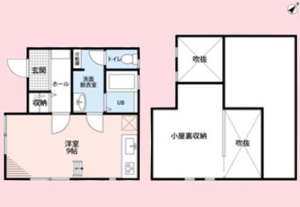 リーブルファイン鴻巣本町(ワンルーム/1階)の間取り写真