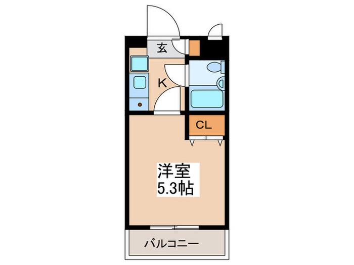 T´S GARDEN 下高井戸(1K/2階)の間取り写真