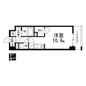エスフィオーレ(ワンルーム/7階)の間取り写真