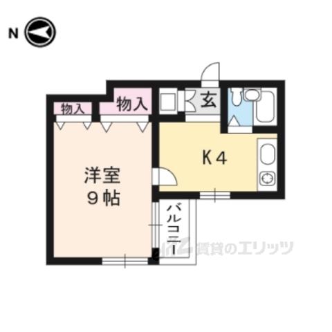 第2正美堂ビル(1K/8階)の間取り写真