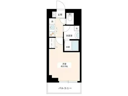 RISE NAKANOSHINBASHI(1K/4階)の間取り写真