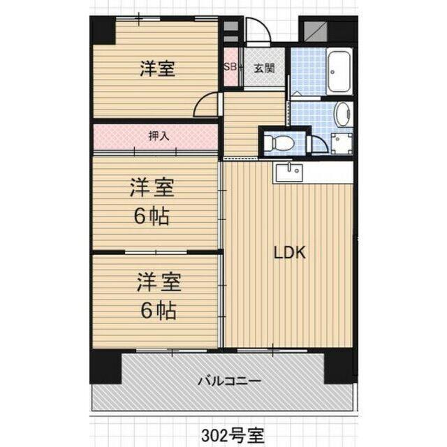 アルトーレ(3LDK/3階)の間取り写真