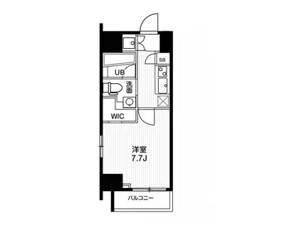 N-STAGE 板橋本町アジールコート(1K/2階)の間取り写真