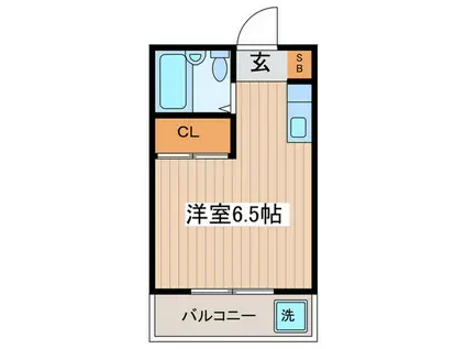 エクセル田中PART.II(ワンルーム/1階)の間取り写真