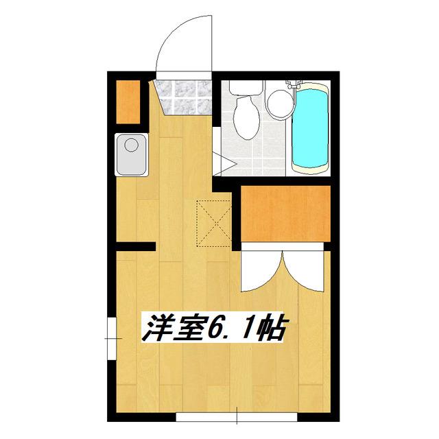 エステートピア27(ワンルーム/2階)の間取り写真