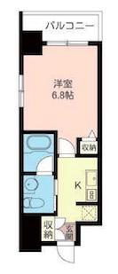 LASANTE品川シーサイドIII(1K/3階)の間取り写真