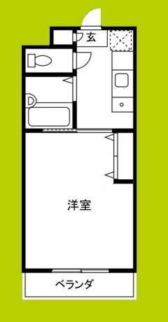グランメール東淀川(1K/3階)の間取り写真