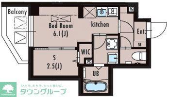 LUORE大塚(1SK/3階)の間取り写真