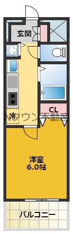 プレサンス新栄リミックス(1K/12階)の間取り写真
