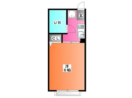 シティハイムムラタ(1K/1階)の間取り写真