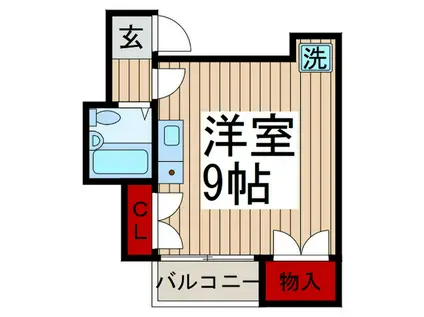 NTR第2ビル(ワンルーム/4階)の間取り写真