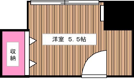 太田荘(ワンルーム/2階)の間取り写真