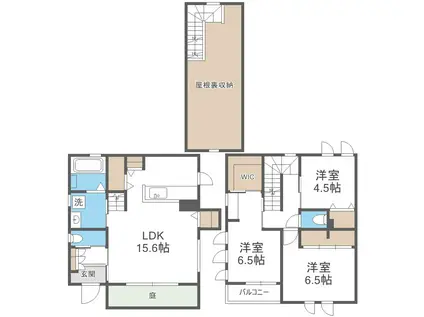 FORENA COURT高宮(3SLDK/1階)の間取り写真