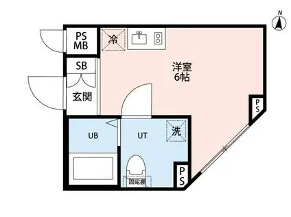 PARK LILA住吉(ワンルーム/5階)の間取り写真
