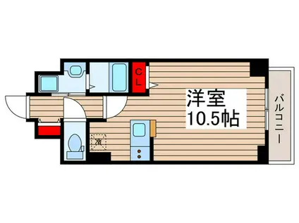 N-STAGE MATSUDO(ワンルーム/1階)の間取り写真