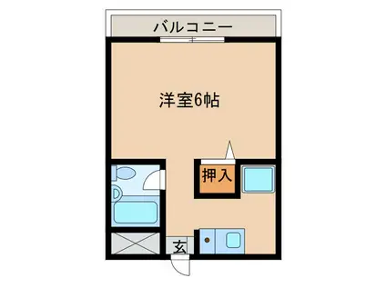 ベルトピアエクゼ岐阜羽島(ワンルーム/3階)の間取り写真