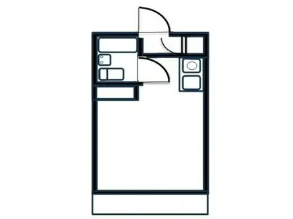 パークアベニュー聖蹟桜ヶ丘(ワンルーム/2階)の間取り写真