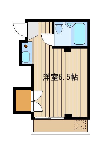 シャトル沼袋(ワンルーム/B1階)の間取り写真