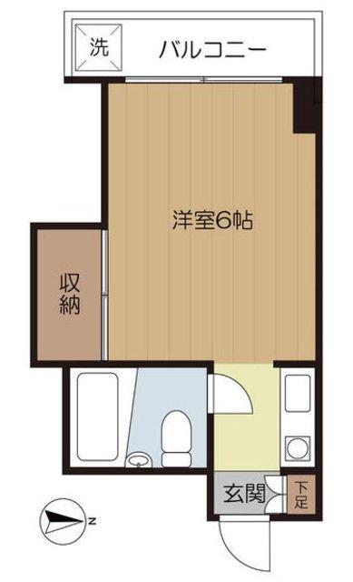 シティコーポ大石(ワンルーム/3階)の間取り写真