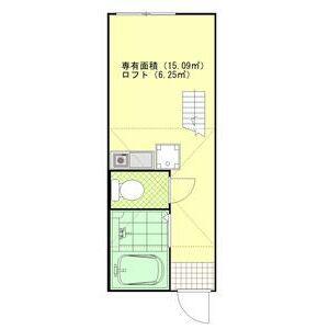 サンライフ(ワンルーム/1階)の間取り写真
