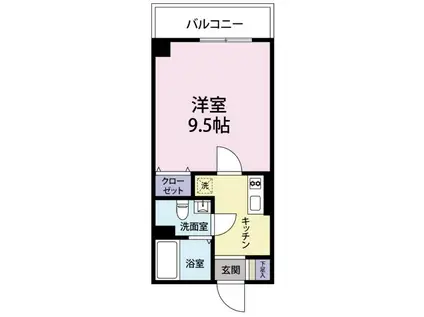 IT026弐番館(1DK/2階)の間取り写真