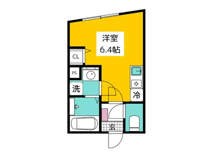 IRIS荻窪(1K/3階)の間取り写真