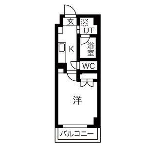 アールズコート富が丘(1K/5階)の間取り写真
