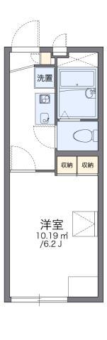 レオパレス清水(1K/1階)の間取り写真
