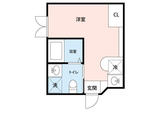 CONTEL KAGURAZAKA(ワンルーム/2階)の間取り写真