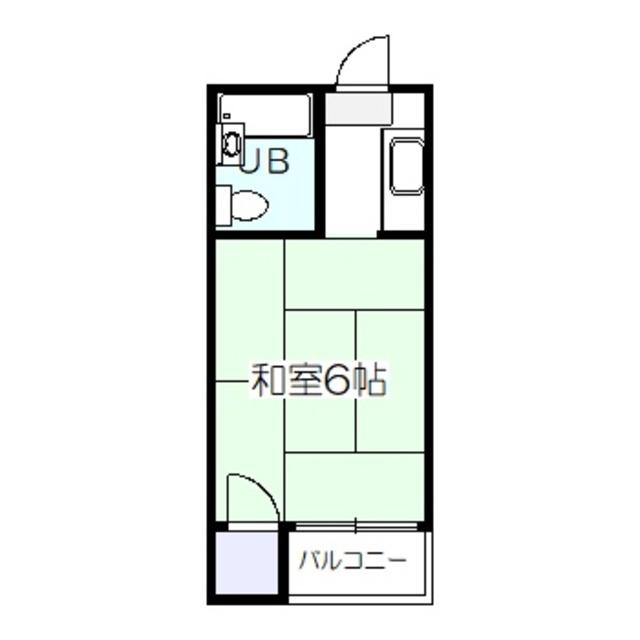 プレアール材木町(ワンルーム/2階)の間取り写真