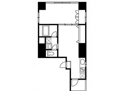 GINZA HOUSE(1LDK/9階)の間取り写真