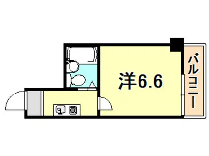 シティコート二宮(1K/5階)の間取り写真