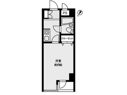 MAC平山城址公園コート(1K/4階)の間取り写真