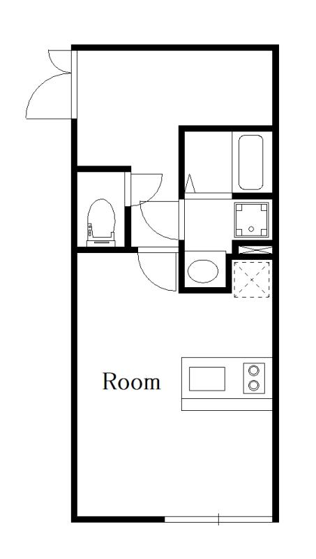 三軒茶屋PJ(ワンルーム/1階)の間取り写真