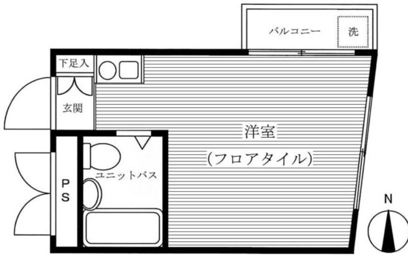 プレステージ浦和(ワンルーム/3階)の間取り写真