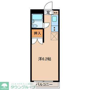 シャンポール當麻(ワンルーム/1階)の間取り写真