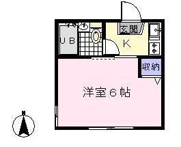 ハイツダイネツ(1K/1階)の間取り写真