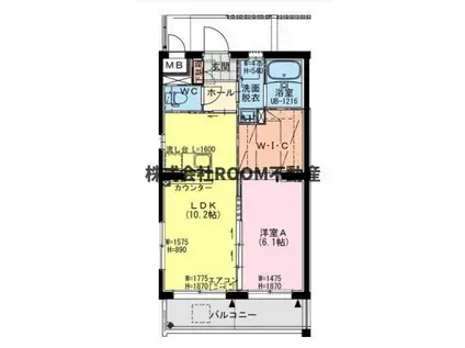 BIJL(1LDK/1階)の間取り写真