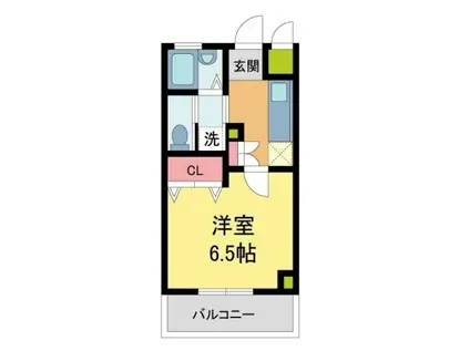 NSハイム(1K/2階)の間取り写真