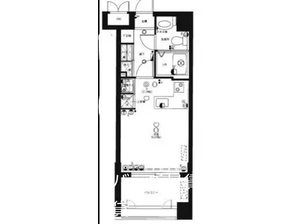 グランドサヴォイ(1K/9階)の間取り写真