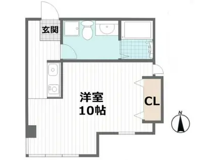 めぞん・ど・それいゆ(1K/3階)の間取り写真