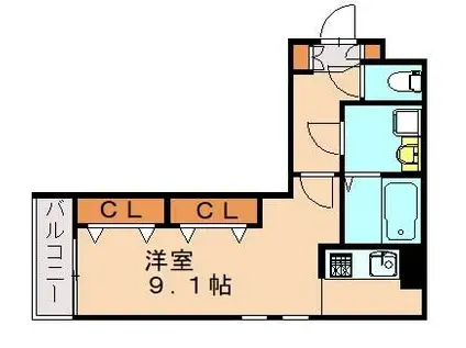 TAISHOKAN THE APARTMENT(1K/2階)の間取り写真