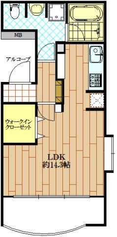 ペイサージュ渋谷ファースト(ワンルーム/4階)の間取り写真